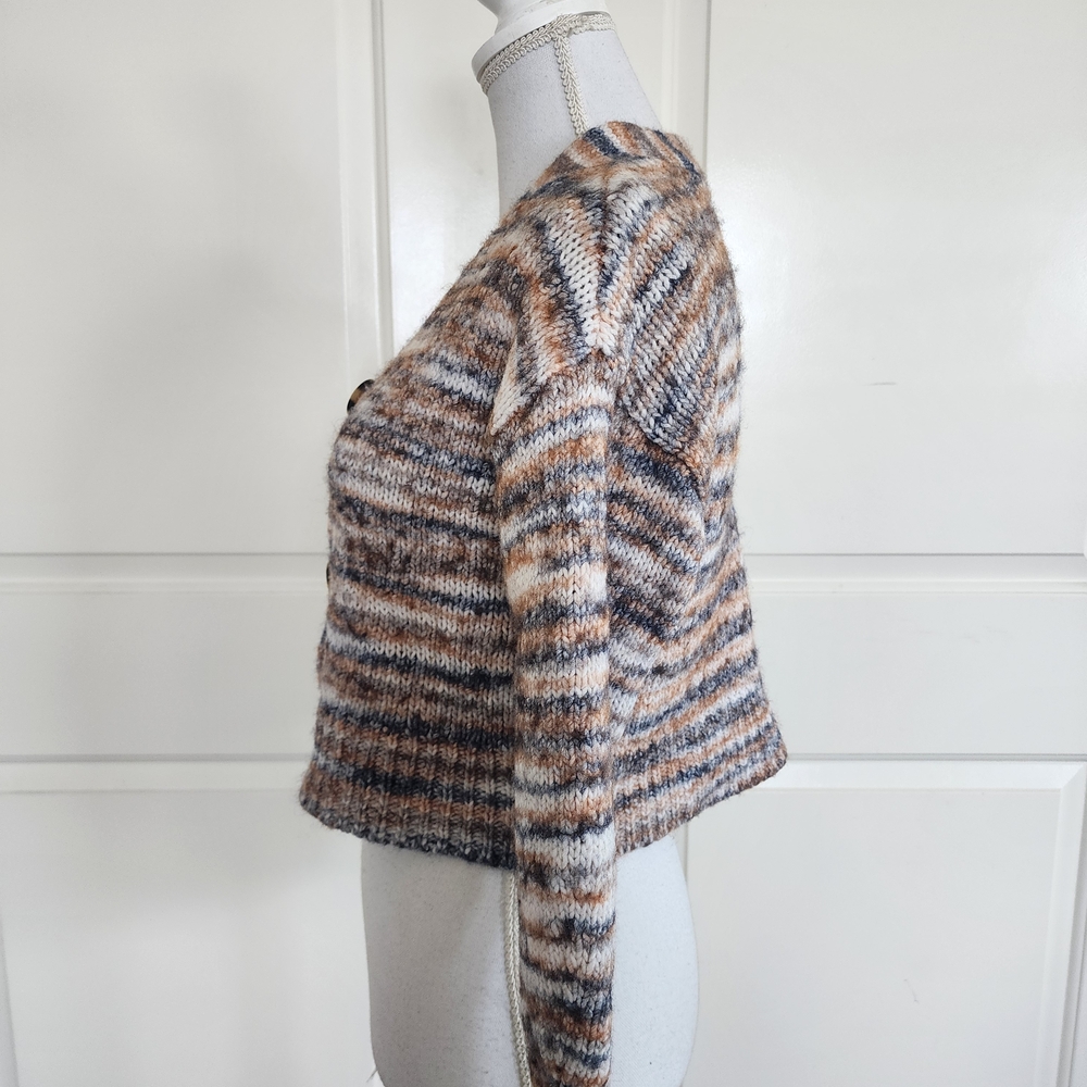 LOFT Multicolor Button-Up Cardigan - Picture 4 of 7